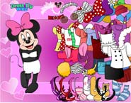 spel Minnie Mouse Aankleden